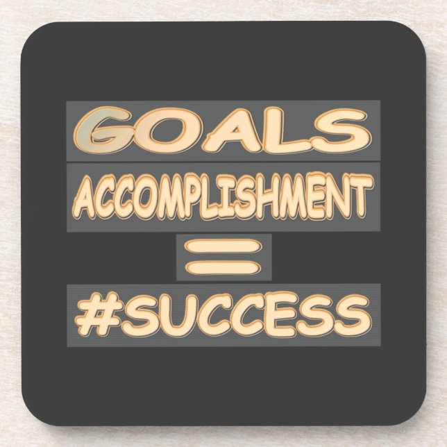 Porta-copo "EQUAÇÃO DE SUCESSO" Design. Comprar Agora (Frente)