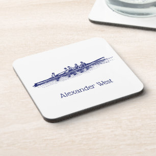 Porta-copo Equipe de Tripulação Azul Removendo Esportes Hí