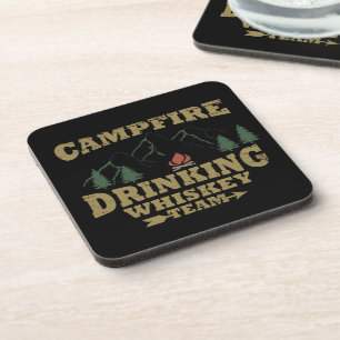 Porta-copo equipe de whiskey do bebendo de campfire
