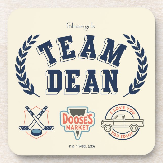 Porta-copo Equipe Dean Gilmore Girls Design (Frente)