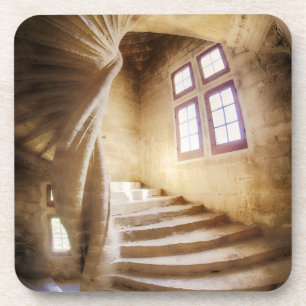Porta-copo Escada espiral bege, França