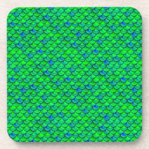 Porta-copo Escalas Azuis Verde de Queda