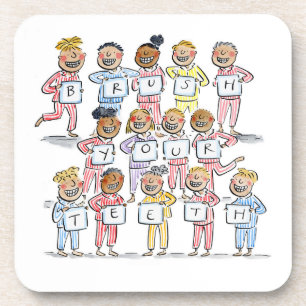 Porta-copo Escove os dentes