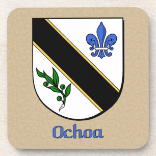 Porta-copo Escudo da família Ochoa