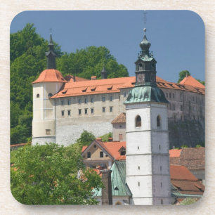 Porta-copo ESLOVÊNIA, GORENJSKA, Skofja Loka: Igreja das Rua