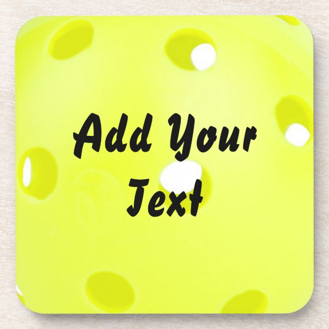 Porta-copo Espelho de seleção de seleção amarelo Personalizar (Frente)