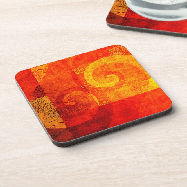 Porta-copo Espirais Antigos de Fundo (Left Side)