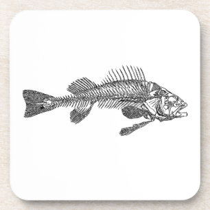 Porta-copo Esqueleto de peixe