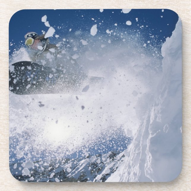 Porta-copo Esquiando no Resort Snowbird, Wasatch (Frente)