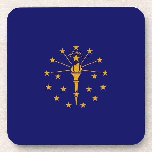 Porta-copo Estado de Indiana Flag Design (Frente)