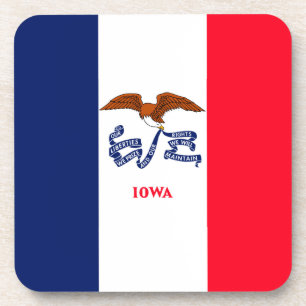 Porta-copo Estado de Iowa Flag Design