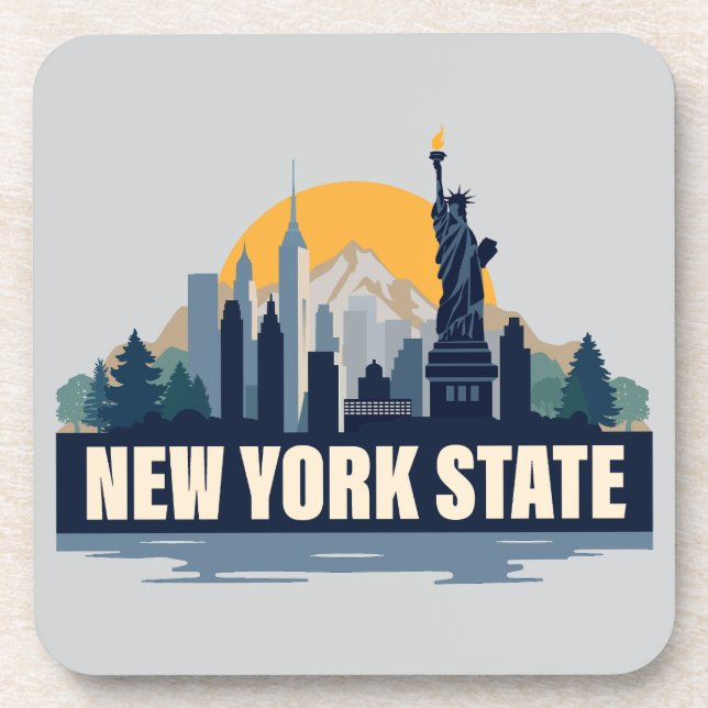 Porta-copo Estado de Nova Iorque, Estados Unidos da América (Frente)