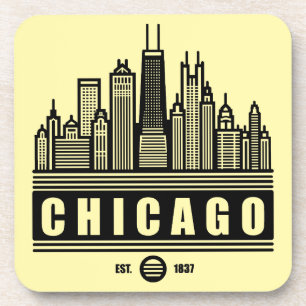 Porta-copo Estados Unidos de Chicago Illinois