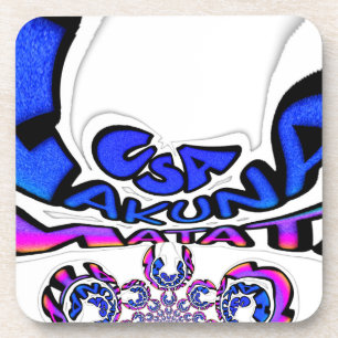 Porta-copo Estados Unidos Uma bela design de citação de texto