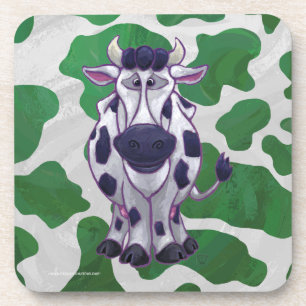 Porta-copo Estampa Verde e Branca Vaca Selvagem Me