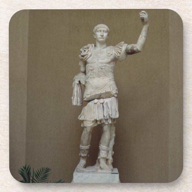 Porta-copo Estátua do imperador Trajan (ANÚNCIO 53-117) (Frente)