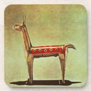 Porta-copo Estatueta de prata do lama, de Peru, depois de