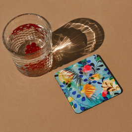Porta-copo Estético floral 