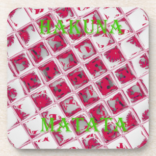 Porta-copo Estilo de Matata Red Hakuna