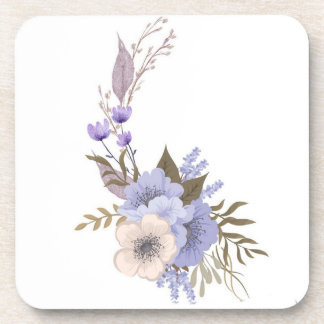 Porta-copo Estilo floral boutique roxo
