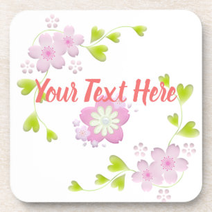 Porta-copo Estilo Kawaii Sakura Cereja Flor