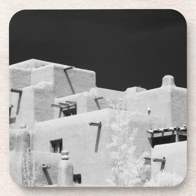 Porta-copo Estilo Pueblo Inn adobe em Loretto, Santa Fe, Novo (Frente)