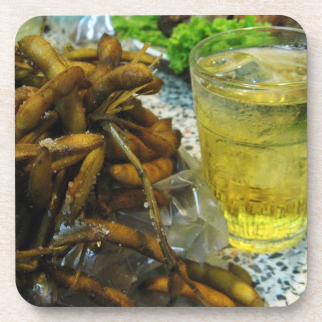 Porta-copo Estilo Tailandês Edamame (Frente)