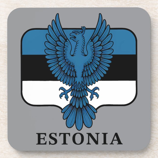 Porta-copo Estônia Norte da Europa (Frente)