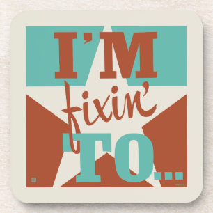 Porta-copo Estou me preparando para