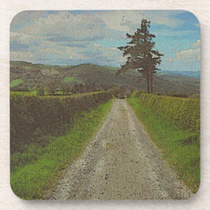 Porta-copo Estrada do país para caminhar