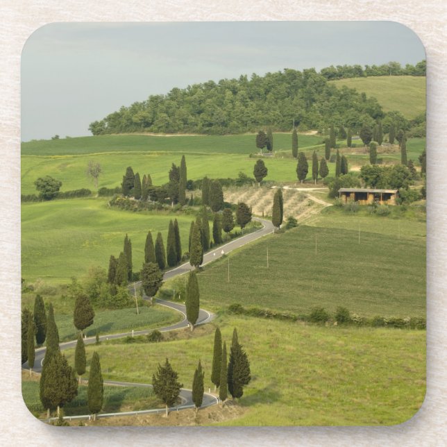 Porta-copo Estrada: Pienza — Montepulciano, (Frente)