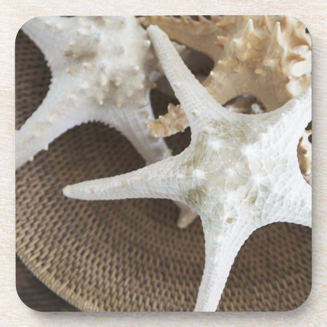 Porta-copo Estrela do mar em uma cesta (Frente)