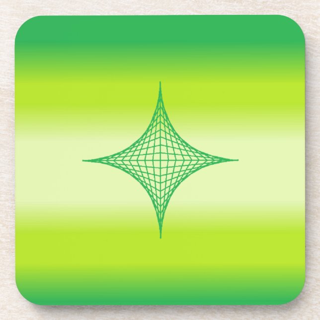 Porta-copo Estrela Verde (Frente)