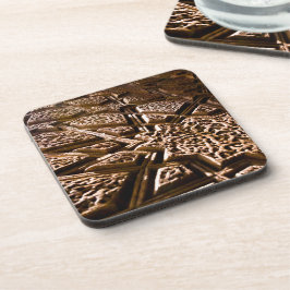 Porta-copo Estrelas de argila terrestre