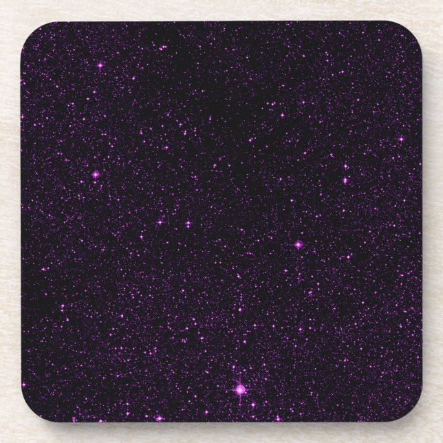 Porta-copo Estrelas roxas (Frente)