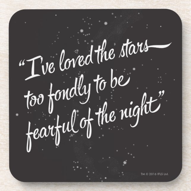 Porta-copo Eu amei as estrelas (Frente)