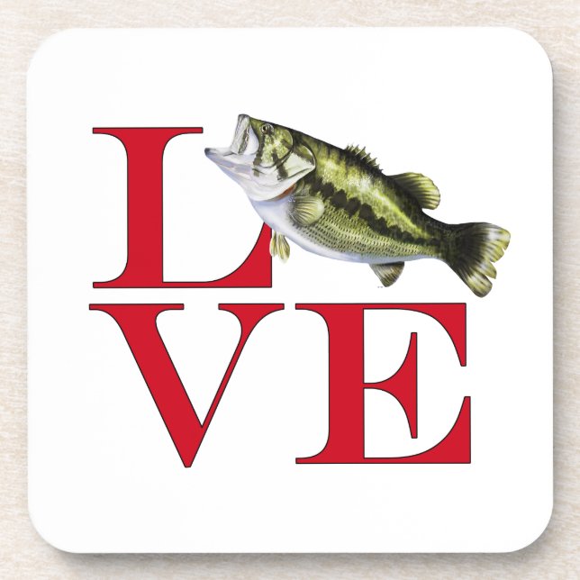 Porta-copo Eu Amo Bass (Frente)