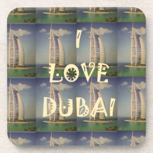 Porta-copo Eu Amo Dubai