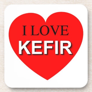 Porta-copo Eu Amo Kefir
