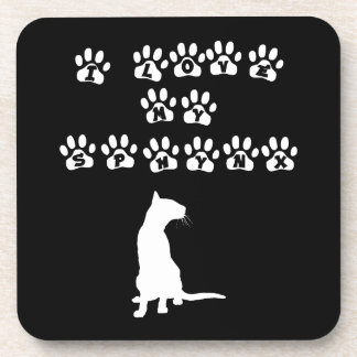 Porta-copo Eu Amo Meu Branco Esfingx