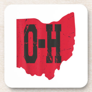 Porta-copo Eu Amo O Meu Script Home De Ohio, Ohio Buckeye Sta