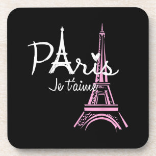 Porta-copo Eu Amo Paris Eiffel Torre França Souvenir Francês
