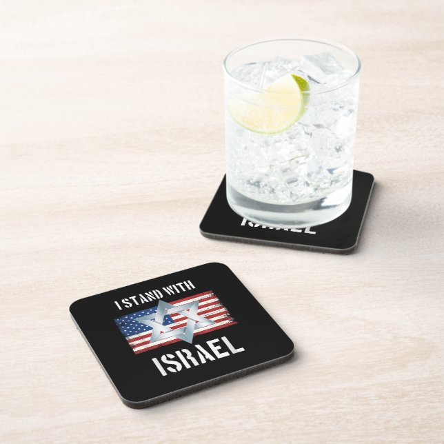 Porta-copo eu apoio israel (Lado Direito)