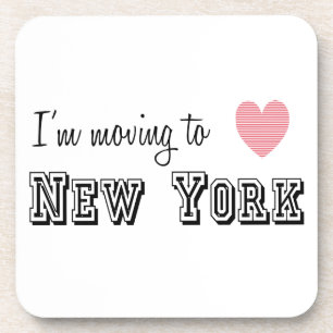 Porta-copo Eu estou transportando-me a New York