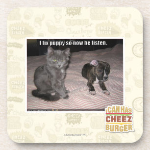 Porta-copo Eu fixo o filhote de cachorro