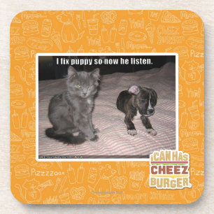 Porta-copo Eu fixo o filhote de cachorro