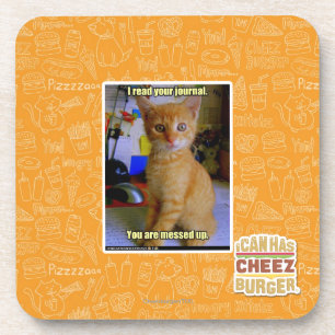 Porta-copo Eu li seu jornal