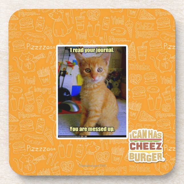 Porta-copo Eu li seu jornal (Frente)