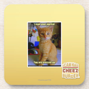 Porta-copo Eu li seu jornal