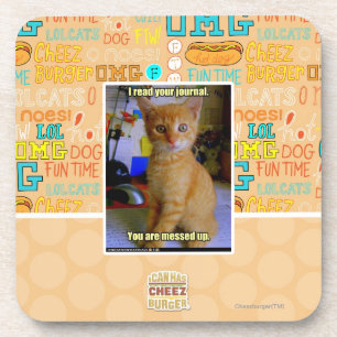 Porta-copo Eu li seu jornal